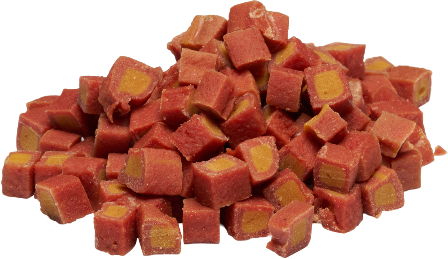 Companion Soft beef cubes, biff fylt med laks og torsk