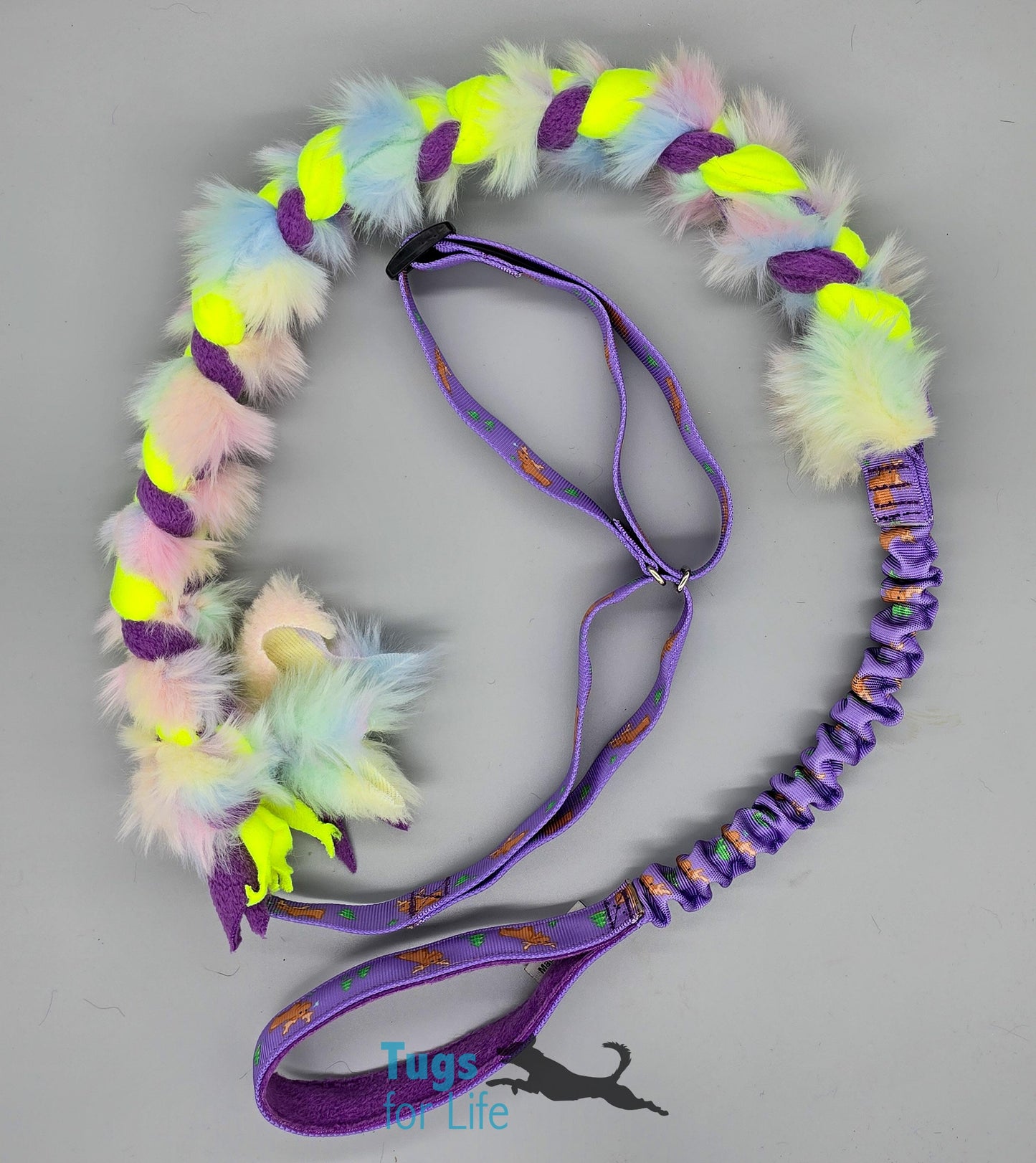 Agilitykobbel flettet med halsbånd