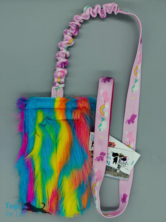 Godbitlomme på langt tau